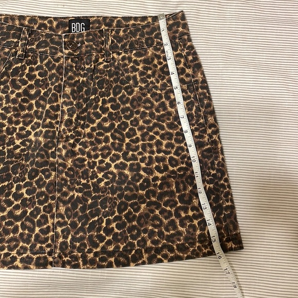 Leopard Denim Skirt - Picture 10 of 10